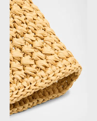 Loro Piana Jasmine Raffia Bucket Hat In Cream