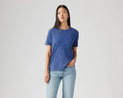 Levi's Iconic T-shirt In Indigo