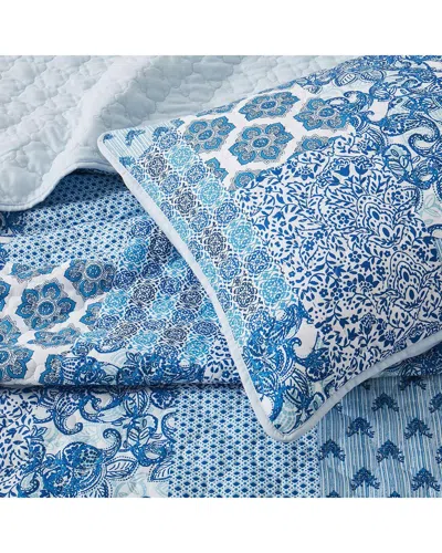 Unikome Floral & Geometric Printed Coverlet Set