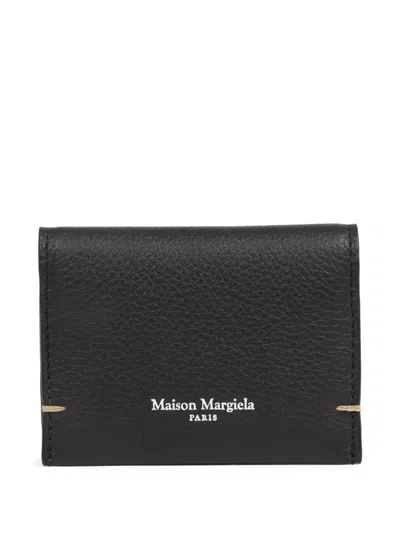 Maison Margiela Four-stitch Logo Wallet In Black