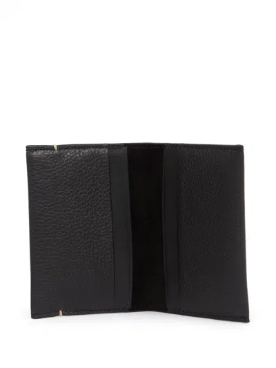 Maison Margiela Four-stitch Logo Wallet In Black