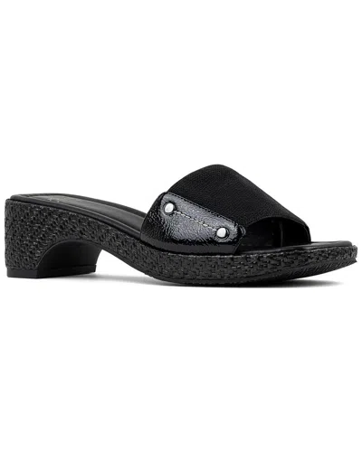 Donald Pliner Rodeo Leather Sandal In Black