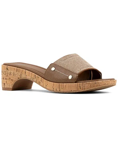 Donald Pliner Rodeo Leather Sandal In Brown