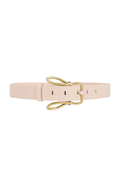Bottega Veneta Bunny Buckle Leather Belt In Rabbit Belt 3 Cm Pebble ...