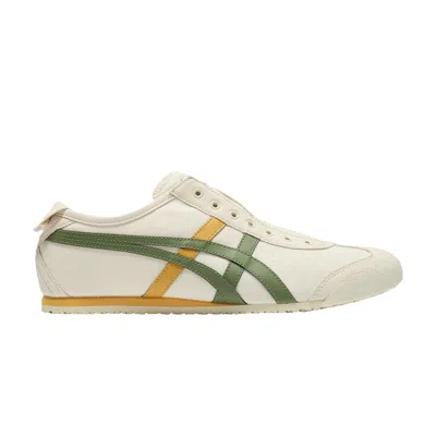 Pre-owned Onitsuka Tiger Mexico 66 Slip-on 'birch Moss' In Cream