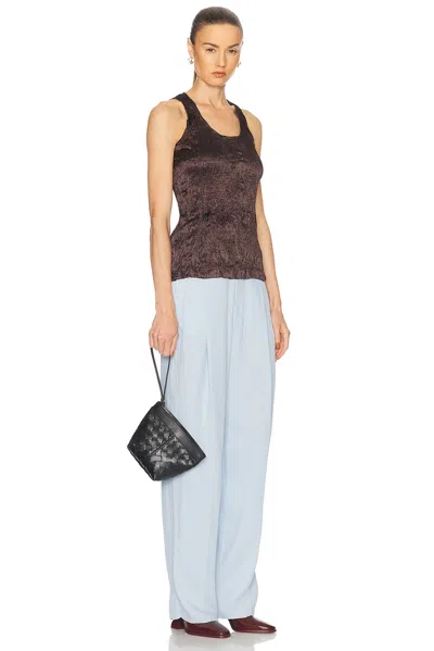 Bottega Veneta Small Leather Prism Pouch In Black