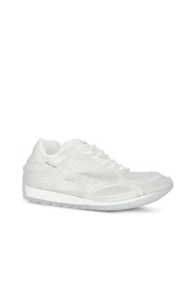 Bottega Veneta Orbit Transparent Rubber Sneakers In White
