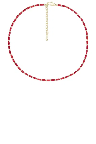 Eliou Louka Necklace In Red