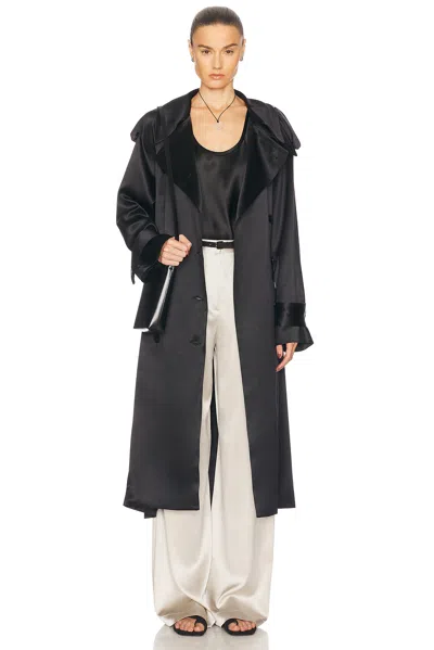 Heirlome Imogen Trench Coat In Black