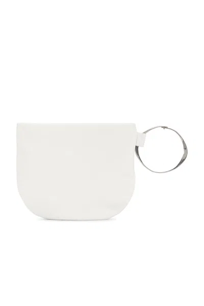 The Row Geo Bracelet Clutch In White Ans