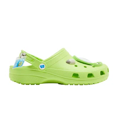 Pre-owned Crocs Monsters Inc. X Classic Clog 'mike Wazowski' In Green