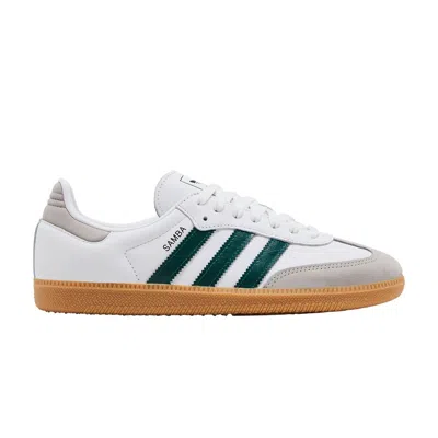 Pre-owned Adidas Originals Wmns Samba Og 'white Collegiate Green Gum'