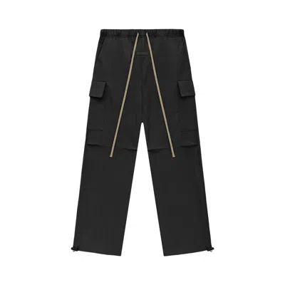 Pre-owned Essentials Fear Of God  Textured Nylon Field Pant 'black'