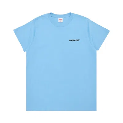 Pre-owned Supreme Fuck Money Tee 'bright Blue'