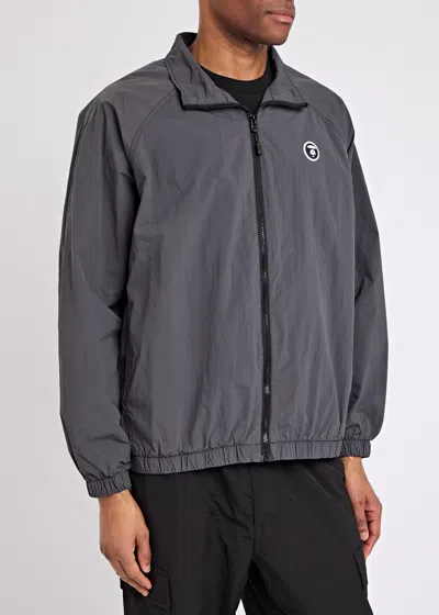 Aape Logo Shell Track Jacket In Black