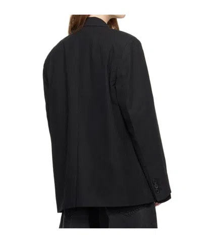 We11 Done Long-sleeved Suit Jacket In Black