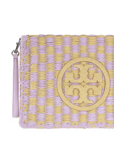 Tory Burch Ella Hand-crocheted Pouch In Multi