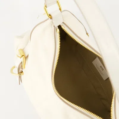Givenchy Beige Textured Handbag With Gold-tone Hardware In Ivory White