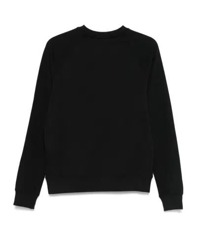 Msgm Relaxed-fit Sweatshirt With Raglan Sleeves In Black