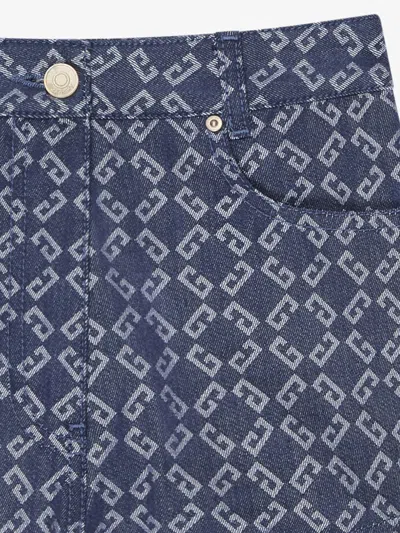 Givenchy Shorts Logo In Blue