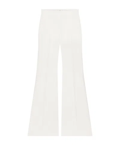 Givenchy Flare Tailored Pants In Linen In Off White