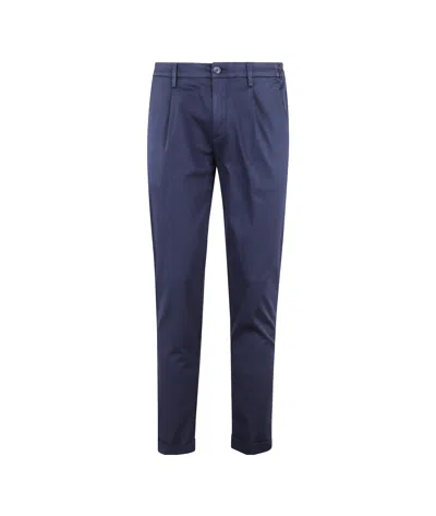 Re-hash Mucha Chinos Con Risvolto In Blue