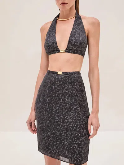 Alexis Lotte Top In Nero Dot