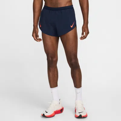 Nike Men's Aeroswift Dri-fit Adv 2" Brief-lined Running Shorts In Blue