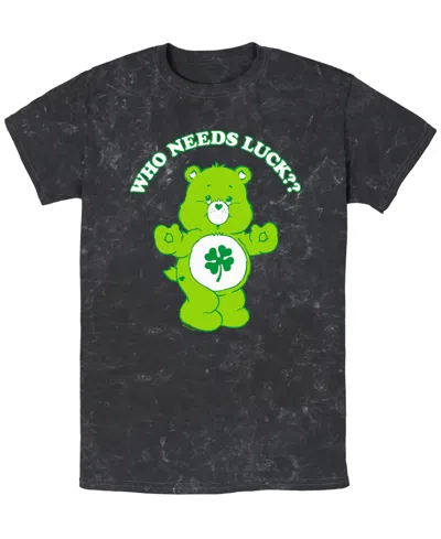 Care Bears Men's Paddy Animal Short Sleeve T-shirt In Black