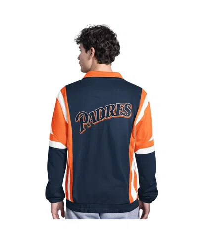Starter Men's Black Cincinnati Bengals Yard Line Full-zip Jacket In Multi