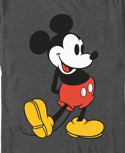 Mickey Classic Men's Classic Mickey Short Sleeve T-shirt In Charcoal Heather