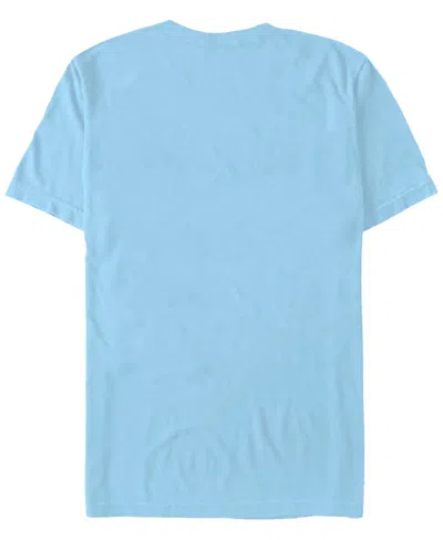 Mickey Classic Men's Fairy Mickey Silo Short Sleeve T-shirt In Light Blue