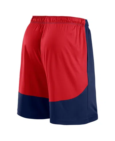 Fanatics Men's Navy/red New England Patriots Launch Shorts In Navy,red