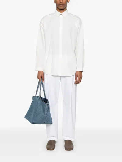 Jan-jan Van Essche Long-sleeve Shirt In White