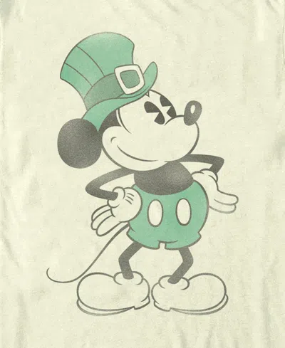 Mickey Classic Men's Mickey Leprechaun Short Sleeve T-shirt In Natural