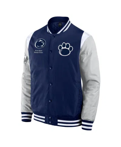 Fanatics Men's Navy Penn State Nittany Lions Elementsâ Elite Full-snap Jacket In Navy