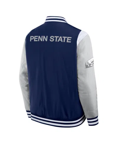 Fanatics Men's Navy Penn State Nittany Lions Elementsâ Elite Full-snap Jacket In Navy