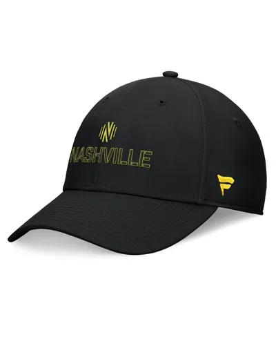 Fanatics Men's Black Nashville Sc Stealth Flex Hat In Black