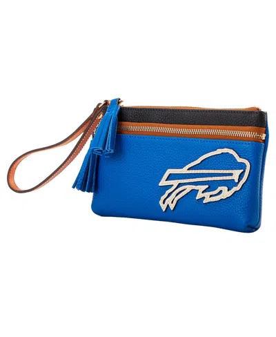 Dooney & Bourke Buffalo Bills Infield Double-zip Wristlet In No Color