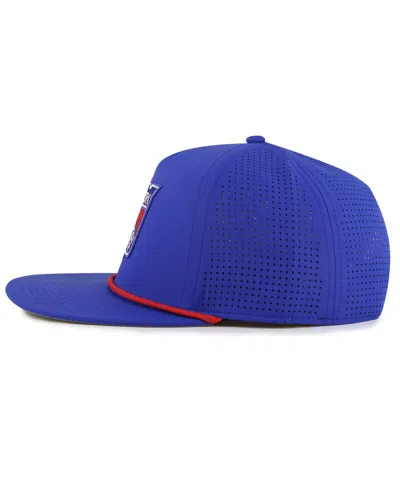 American Needle Men's Blue New York Rangers Buxton Pro Tech Adjustable Hat In Blue