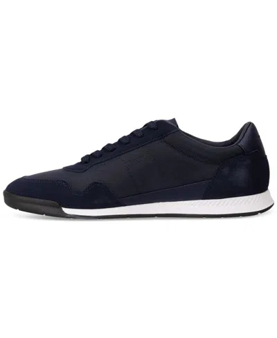 Hugo Boss Boss Titanium Trainers Navy In Navy