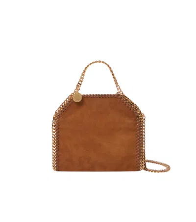 Stella Mccartney Logo Tote Bag In Brown