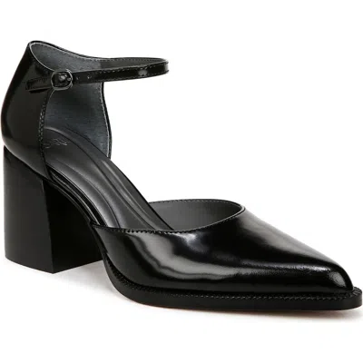 Sarto By Franco Sarto Diona Ankle Strap Pointed Toe Pump In Black