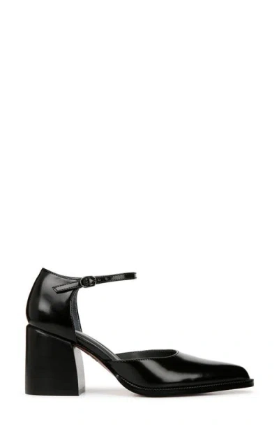 Sarto By Franco Sarto Diona Ankle Strap Pointed Toe Pump In Black