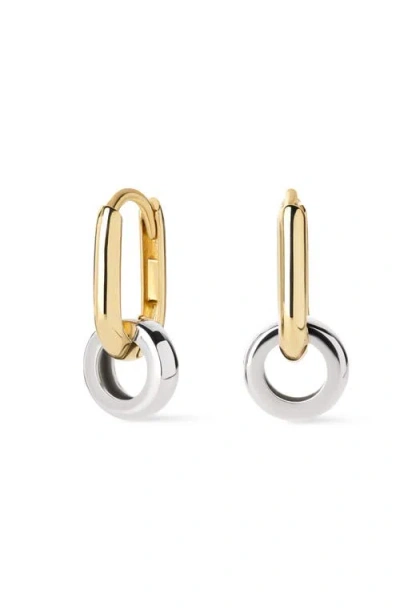 Ana Luisa Solid Gold Eclipse Hoop Set In Gold