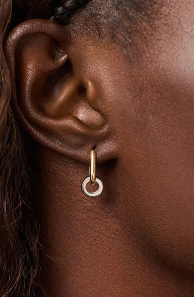 Ana Luisa Solid Gold Eclipse Hoop Set In Gold