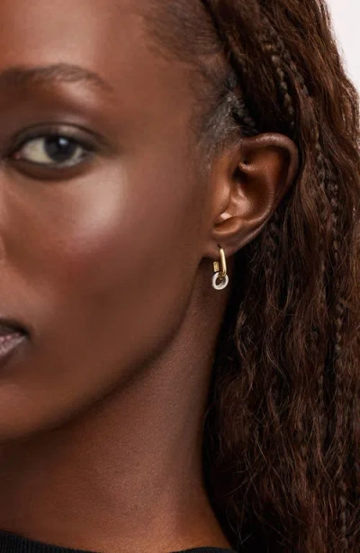 Ana Luisa Solid Gold Eclipse Hoop Set In Gold