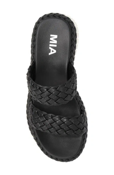 Mia Women's Yoshi Slip-on Wedge Sandals In Black