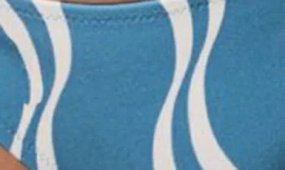 Solid & Striped The Rachel Bikini Bottoms In Wavy Stripe French Blue