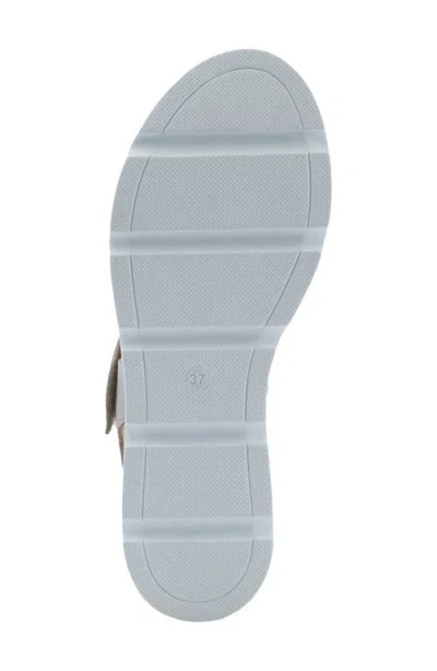 Spring Step Acey Wedge Platform Sandal In Grey Multi